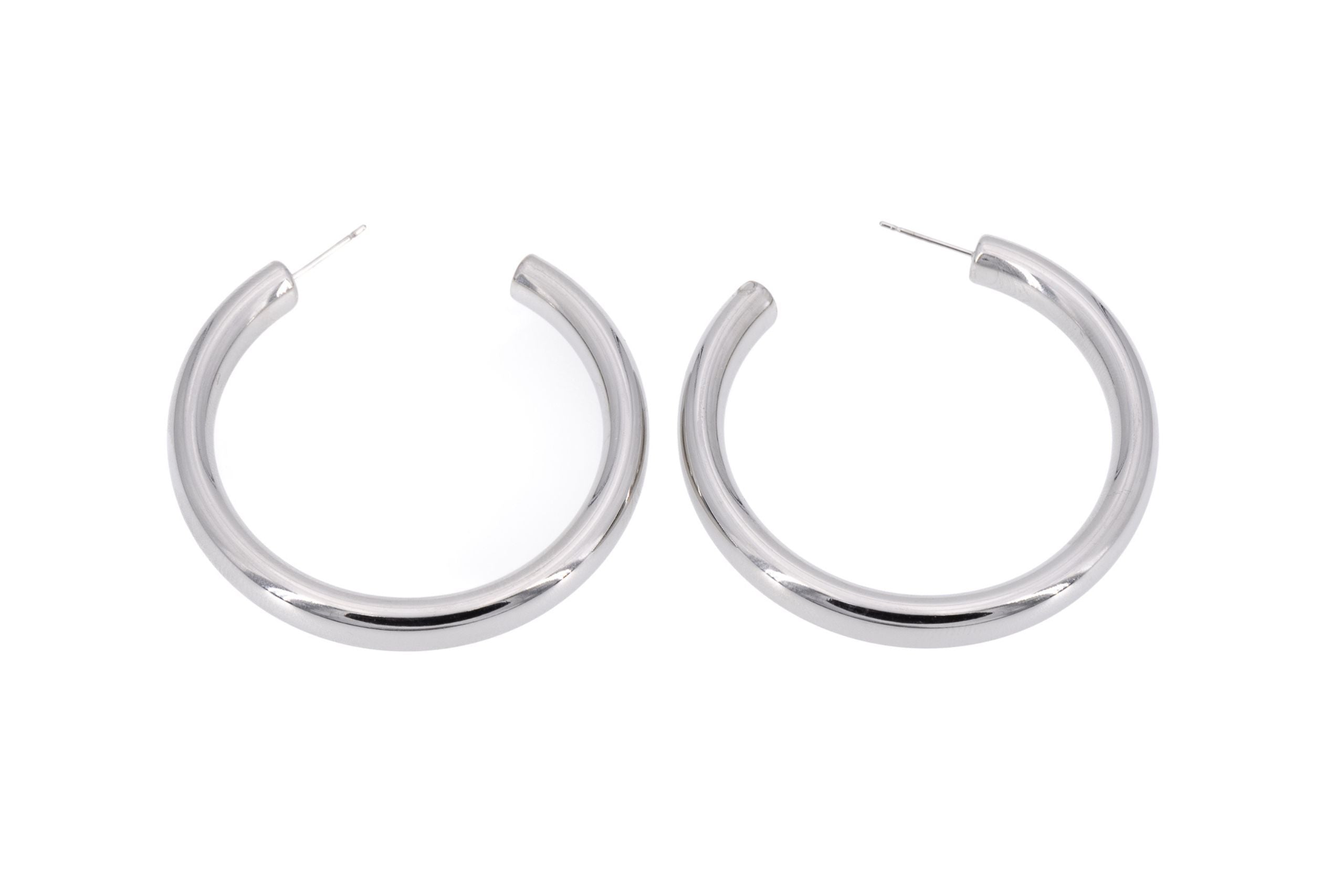 Semicircle earrings 50 mm