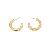 Semicircle earrings 25 mm