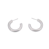 Semicircle earrings 25 mm