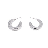 Torchon semicircle earrings 27 mm