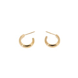 16mm semi-circle earrings