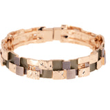 Checkered mosaic bracelet