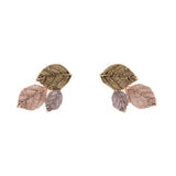 Three leaves earrings