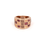 Glossy Mosaic Ring