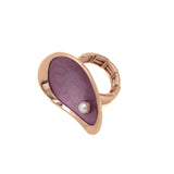 Drop ring with pearl