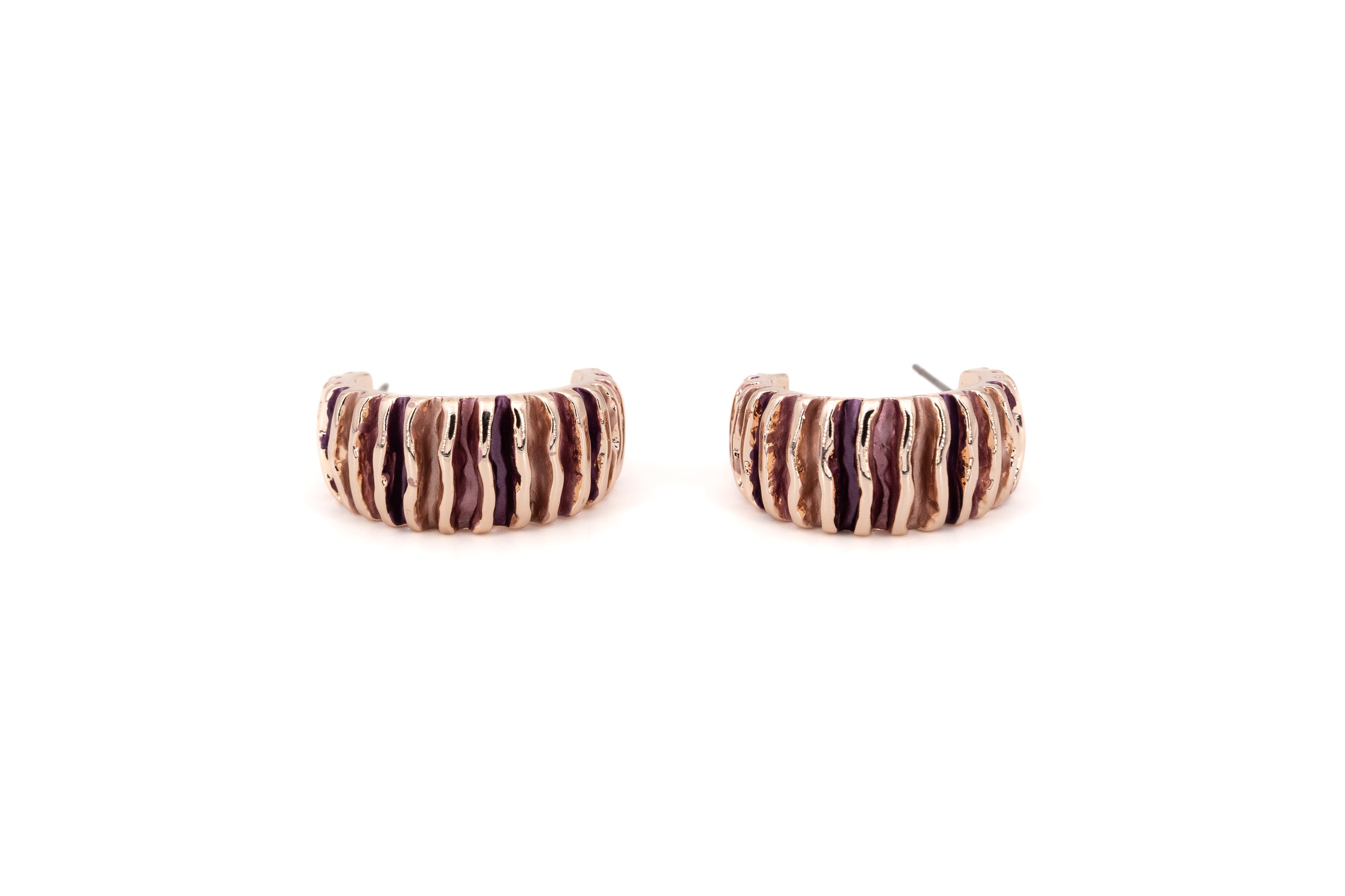 Multi-striped earrings