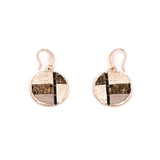 Patchwork Round Earrings