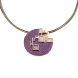 Round square necklace