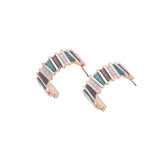 Striped earrings