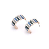 Striped earrings