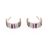 Striped earrings