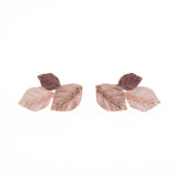 Three leaves earrings