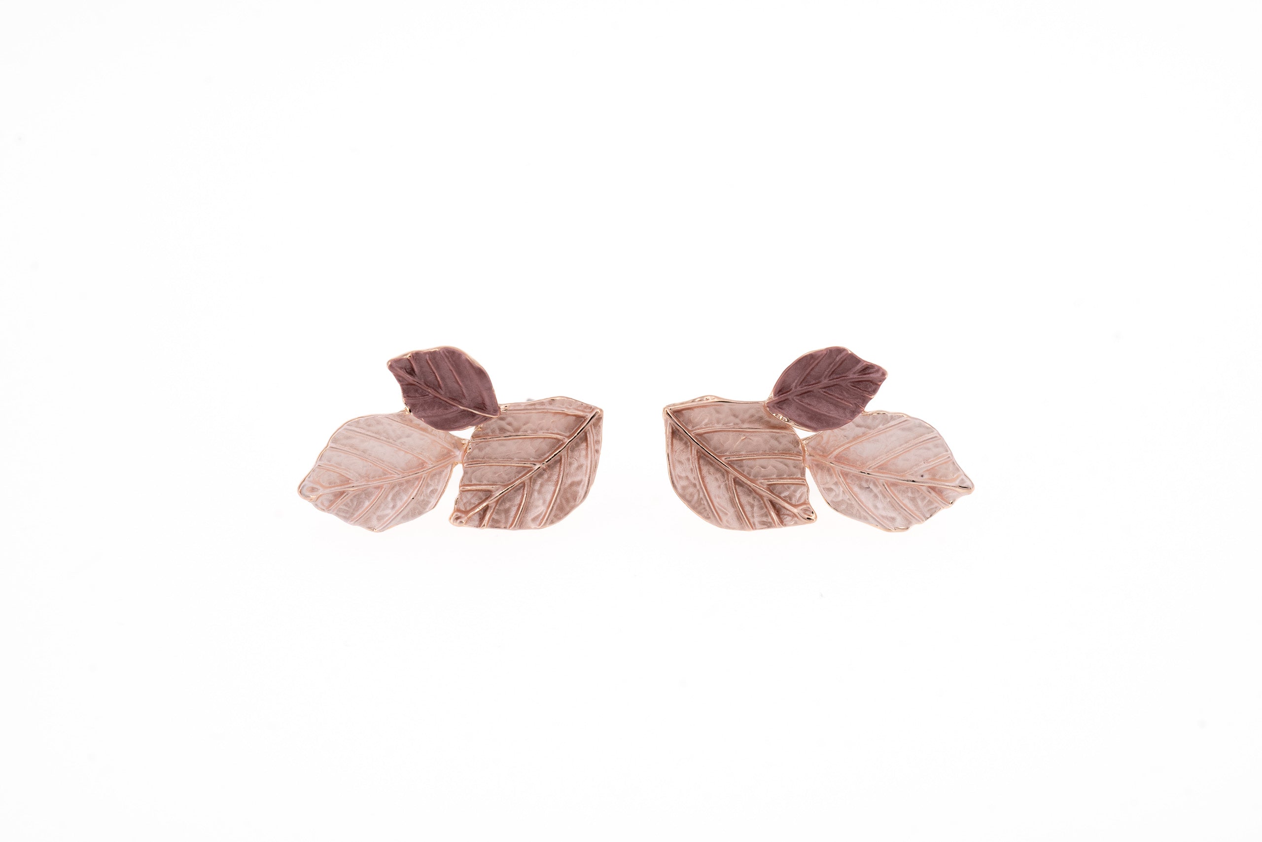 Three leaves earrings