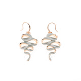 Serpentine earrings