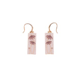 Daisy square earrings