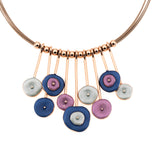 Round flower necklace