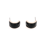 Curved Rectangle Earrings