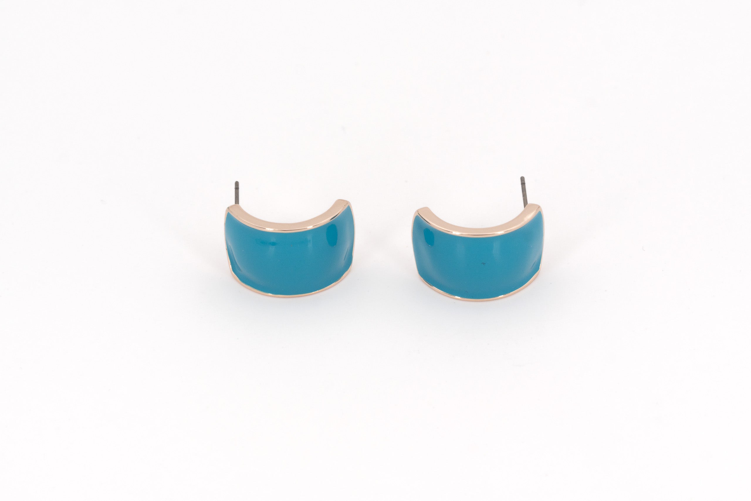 Curved Rectangle Earrings