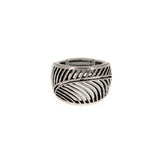 Striped Leaf Ring 