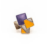 Ring with squares