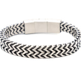 Bracciale uomo piatto a maglia - KLK