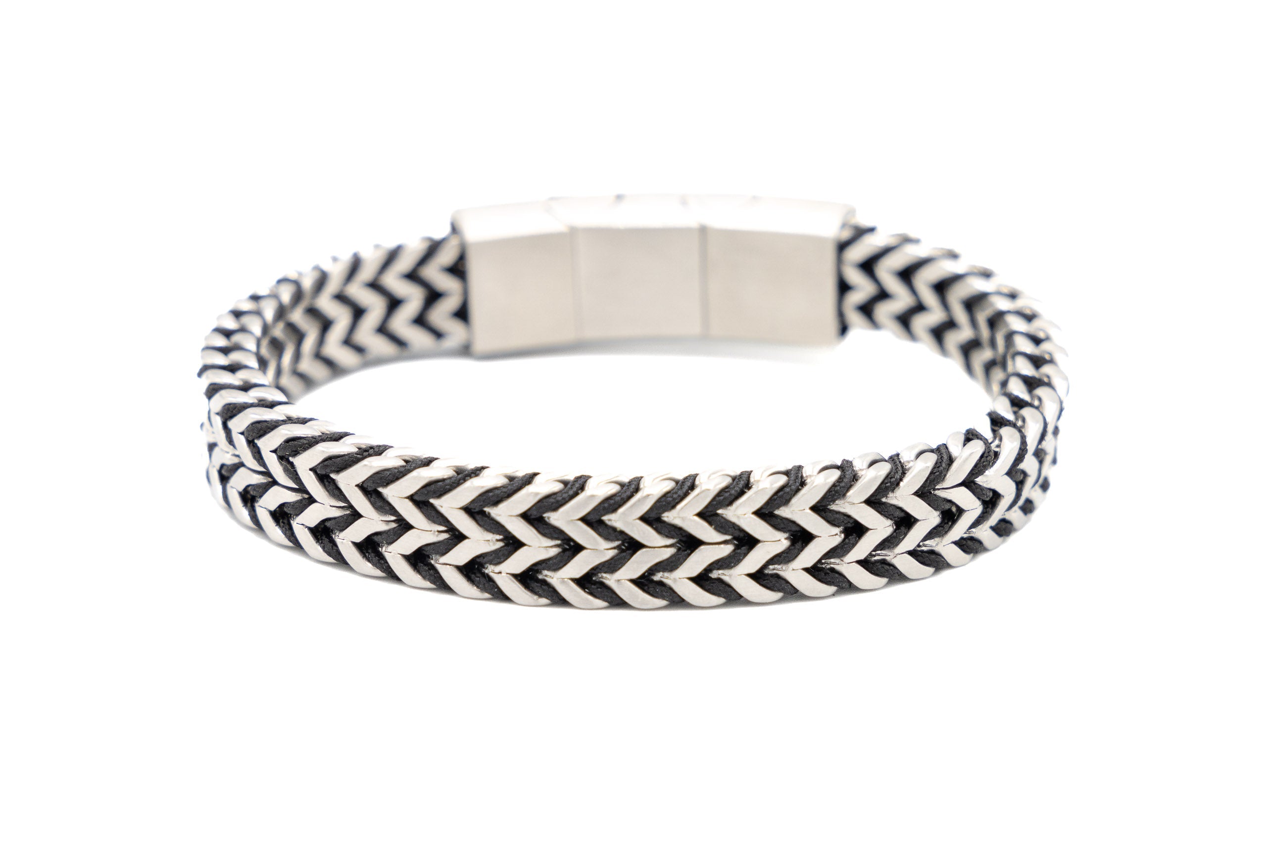 Bracciale uomo piatto a maglia - KLK